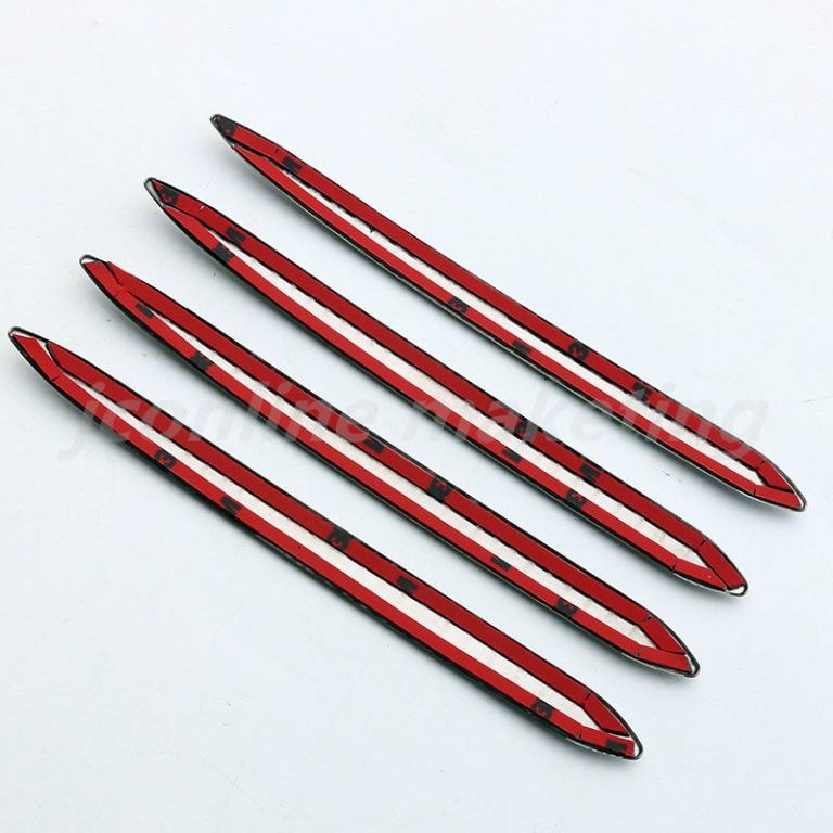 Toyota wish Bumper Corner Protector Chrome Stainless steel x 4, Auto