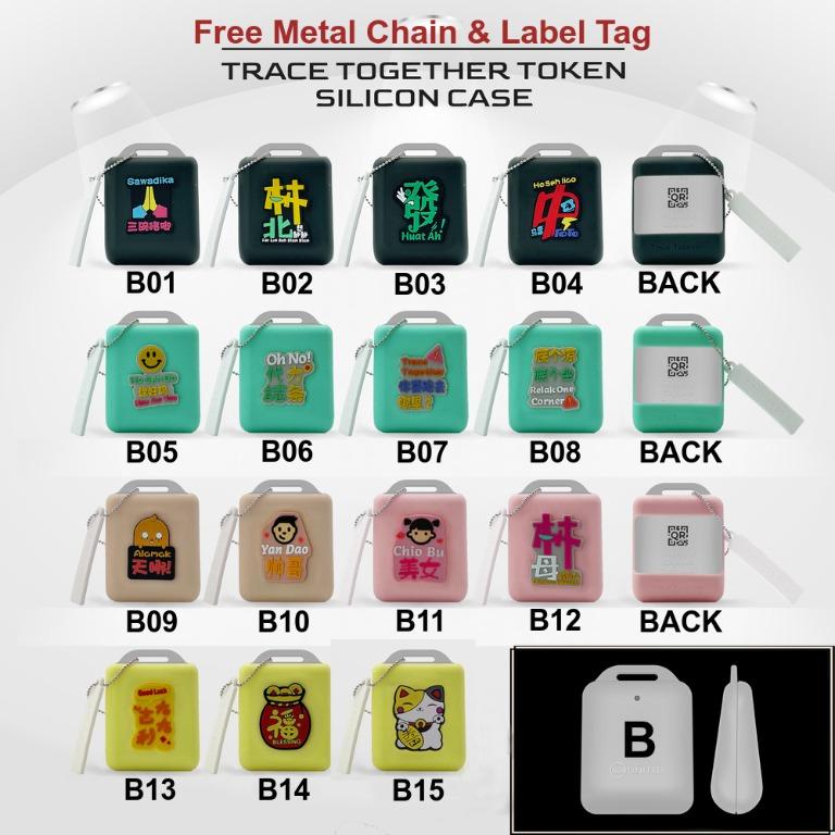 Trace Together Token Cover (SG Slang / Plain Design), Everything Else ...