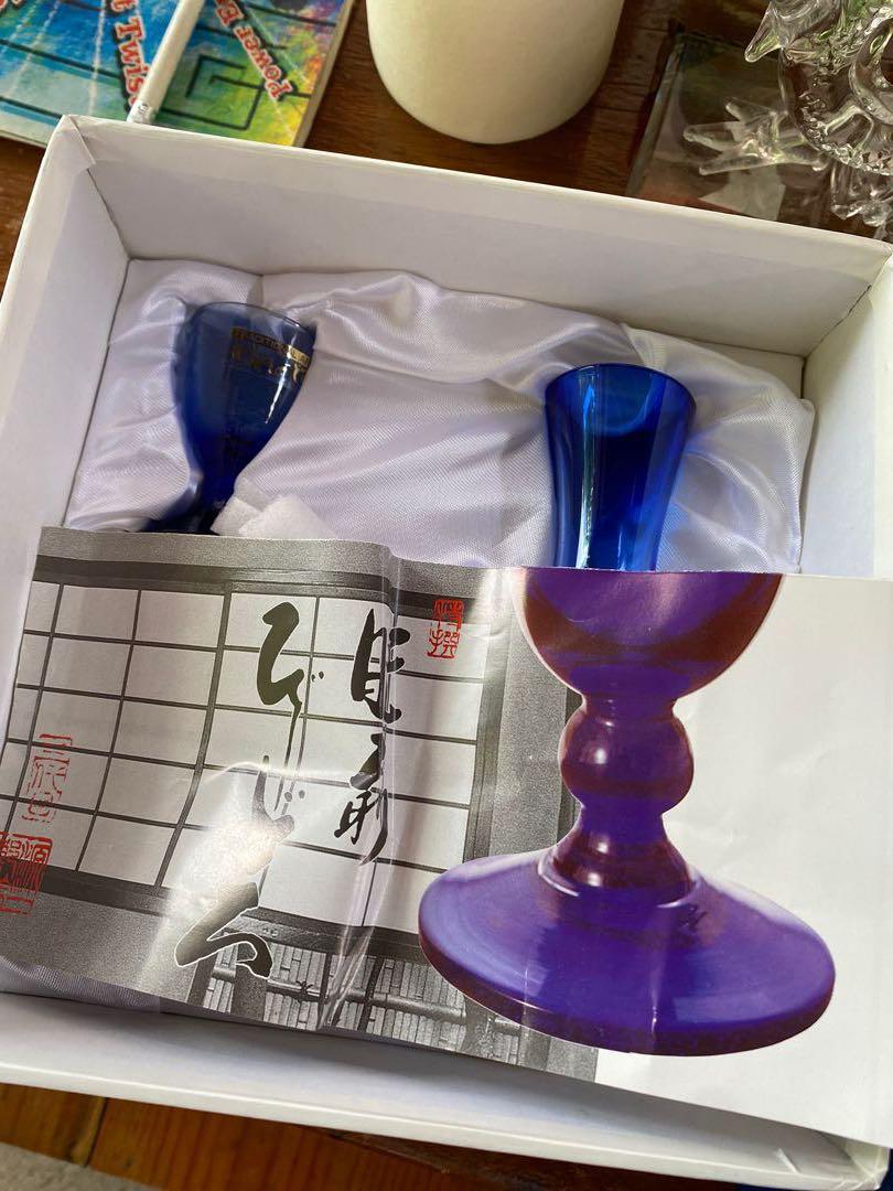Traditional blown glass sake/decanter set, Hobbies & Toys, Memorabilia