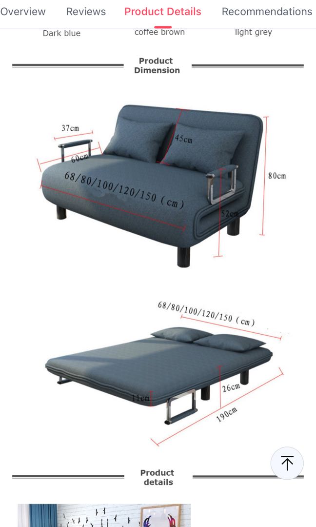 Used Sofa Bed Furniture Home Living, Used Sofa Bed Under 100