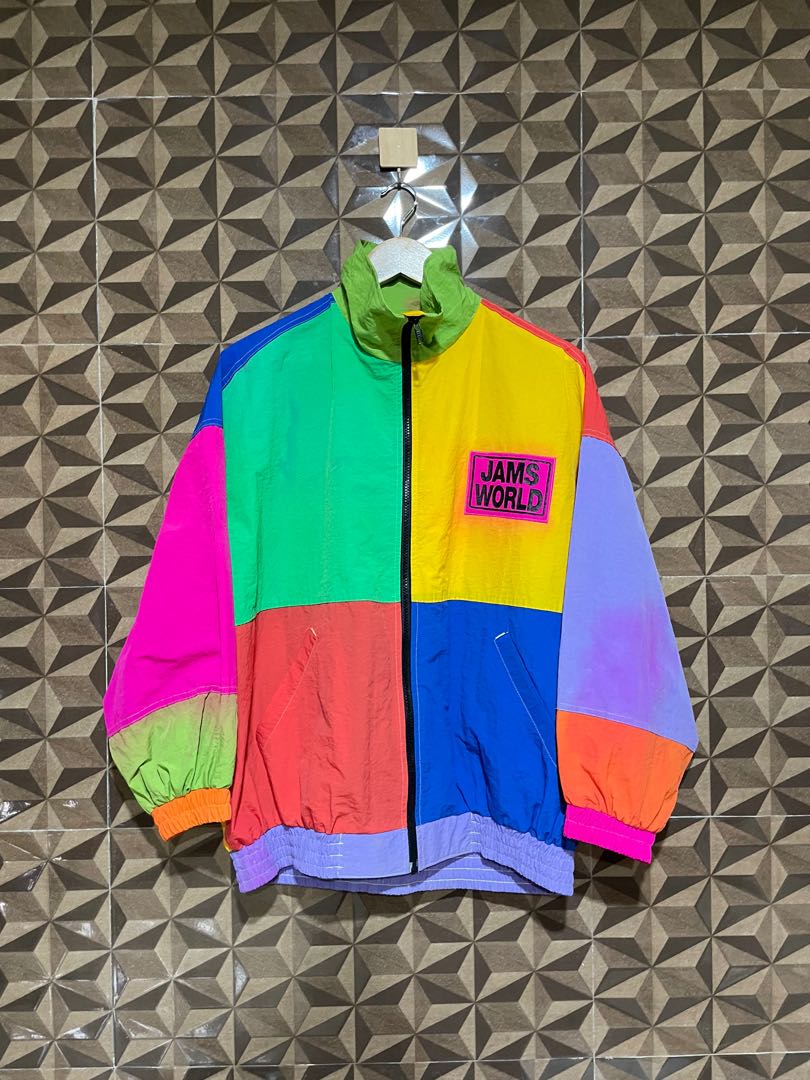 90s cheap multicolor jacket