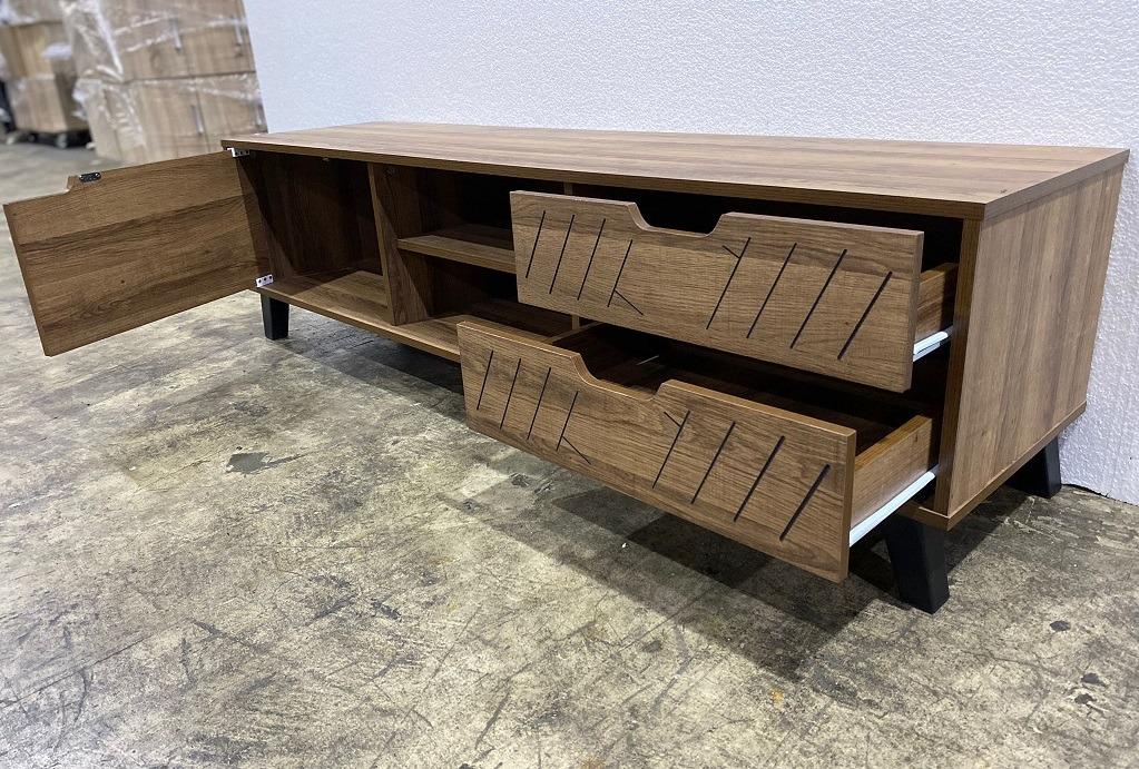 Vintage Oak TV Console Furniture & Home Living, Furniture, TV