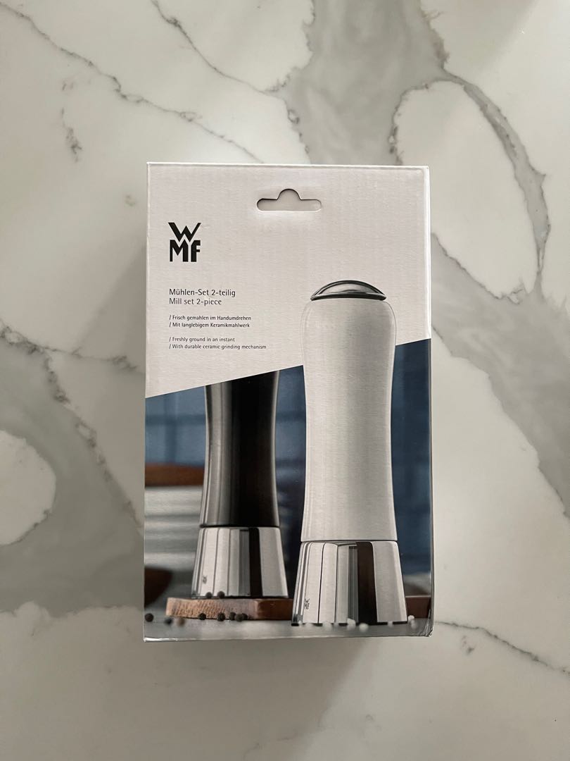 WMF Salt and Pepper Mill Set, Furniture & Home Living, Kitchenware