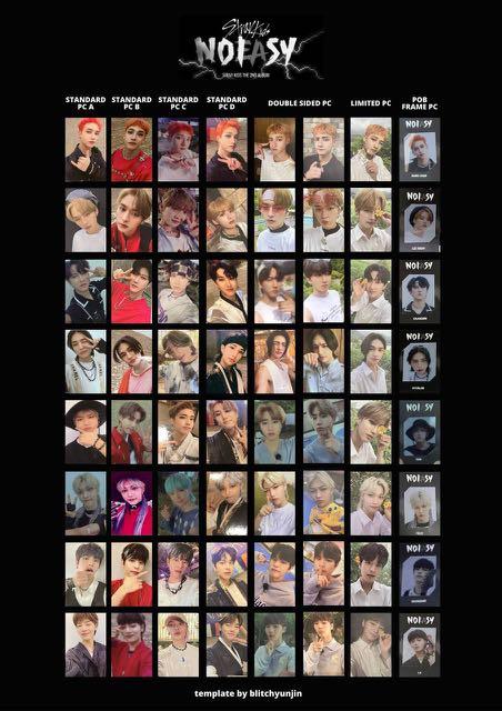 WTS] STRAY KIDS SKZ NOEASY ALBUM POB PC PHOTOCARD HYUNJIN FELIX