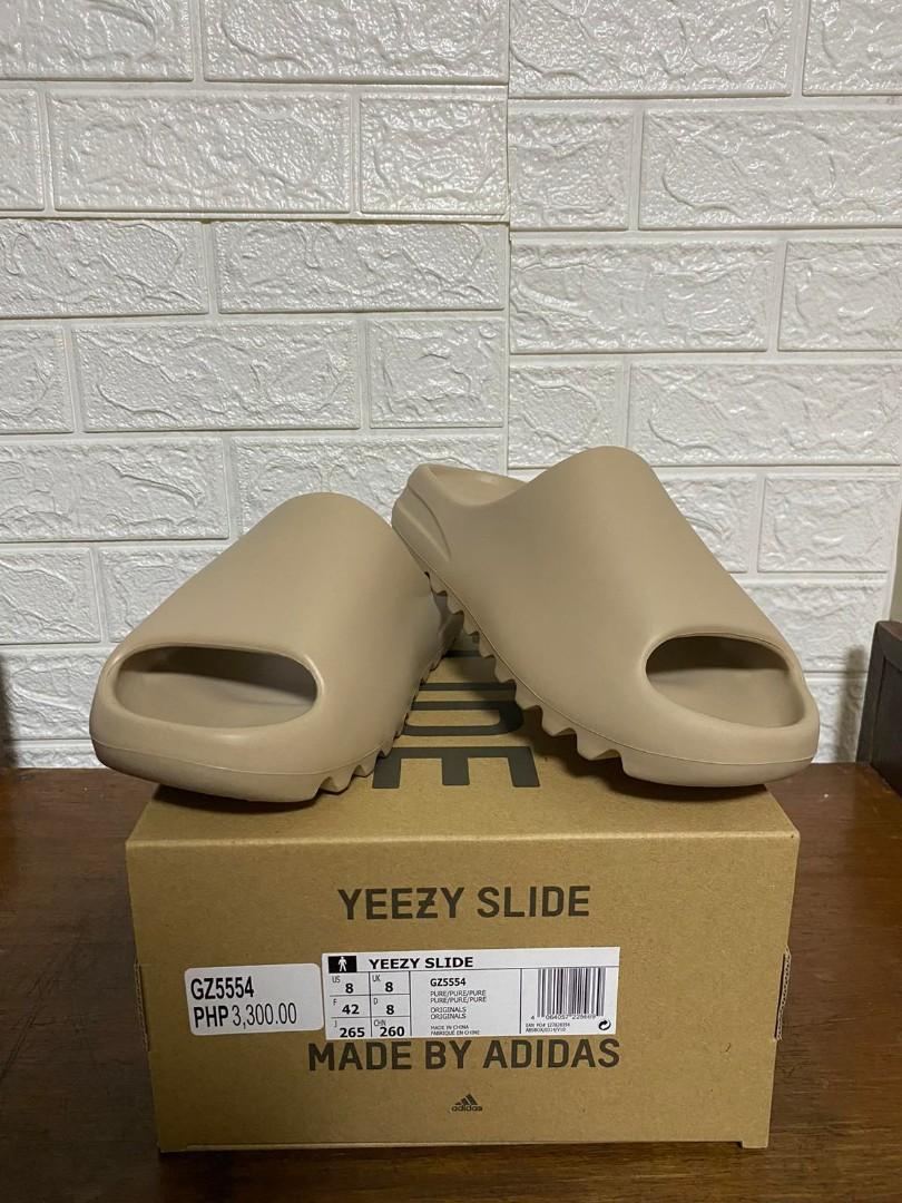 adidas gazelle silver green womens Adidas Yeezy Slide Ochre main image 1