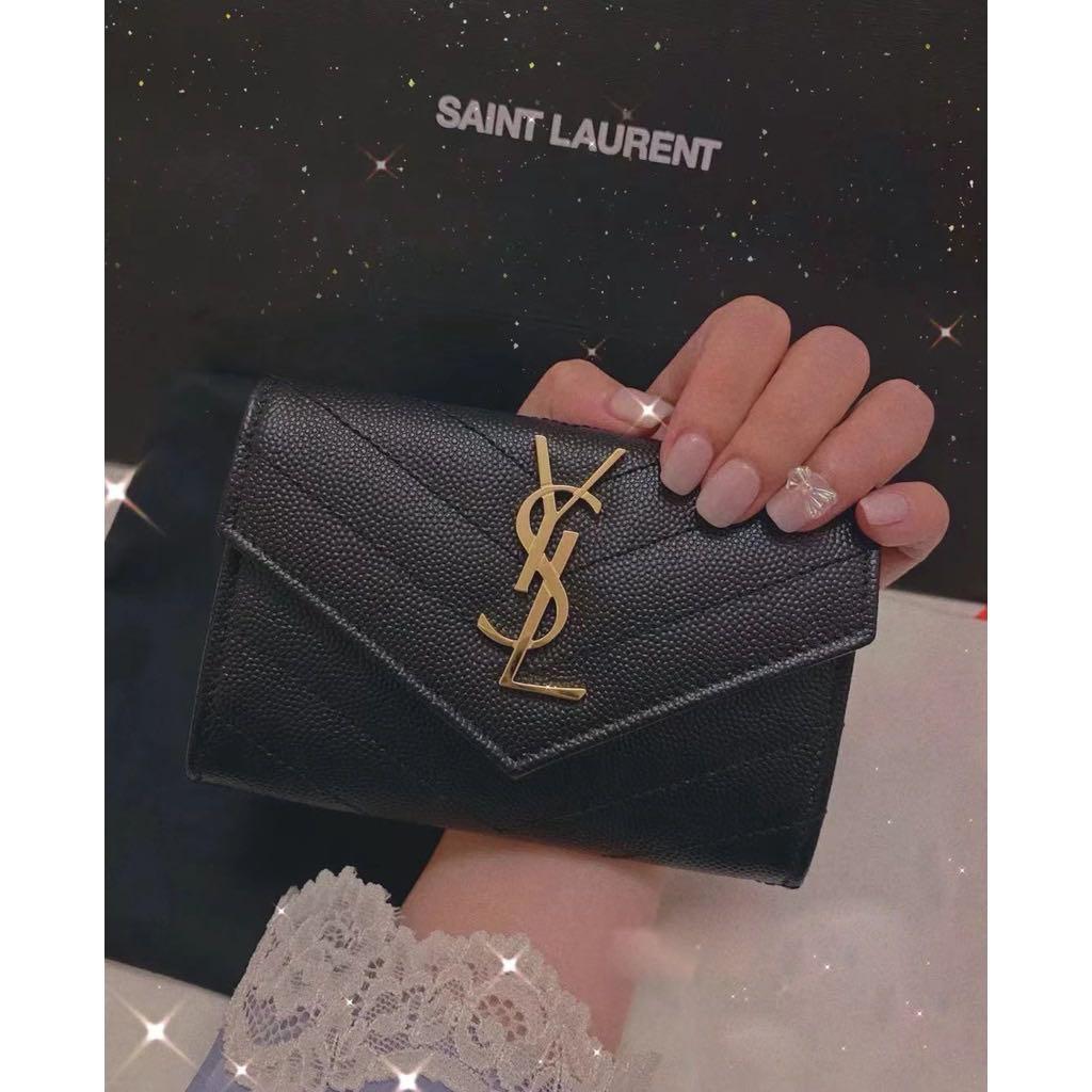 Saint Laurent Box with Dust Bag for Long Wallet, Women's Fashion, Bags &  Wallets, Purses & Pouches on Carousell