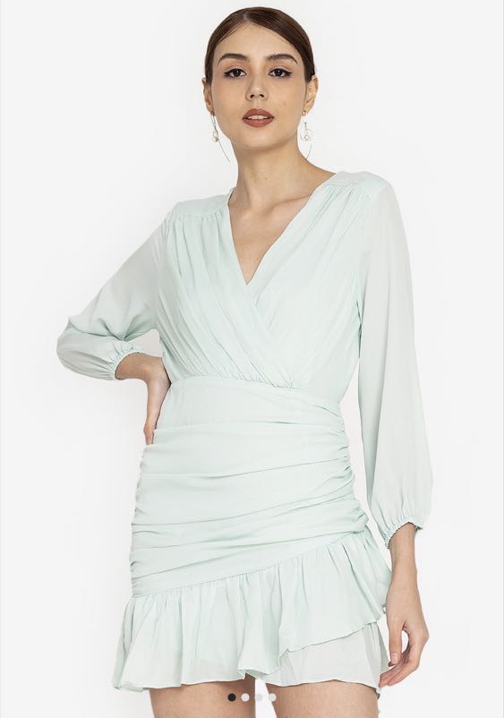 Wrap dress occasion clearance