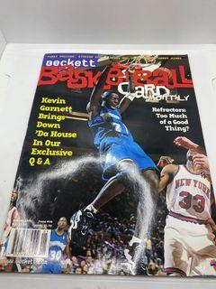 1998 January Beckett Basketball Monthly - Kevin Garnett & Keith Van Horn