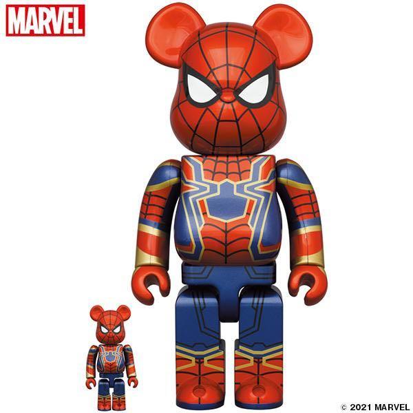 🔅全新🔅 Iron Spider Bearbrick 400%+100% 蜘蛛俠Be@rbrick, 興趣及