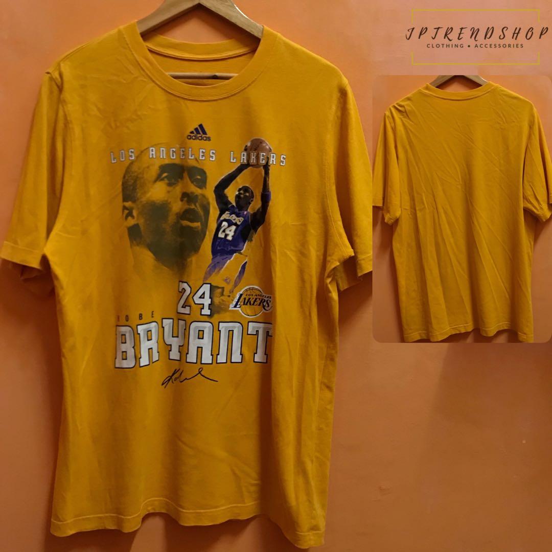 Adidas Lakers Kobe bryant, Men's Fashion, Tops & Sets, Tshirts & Polo  Shirts on Carousell