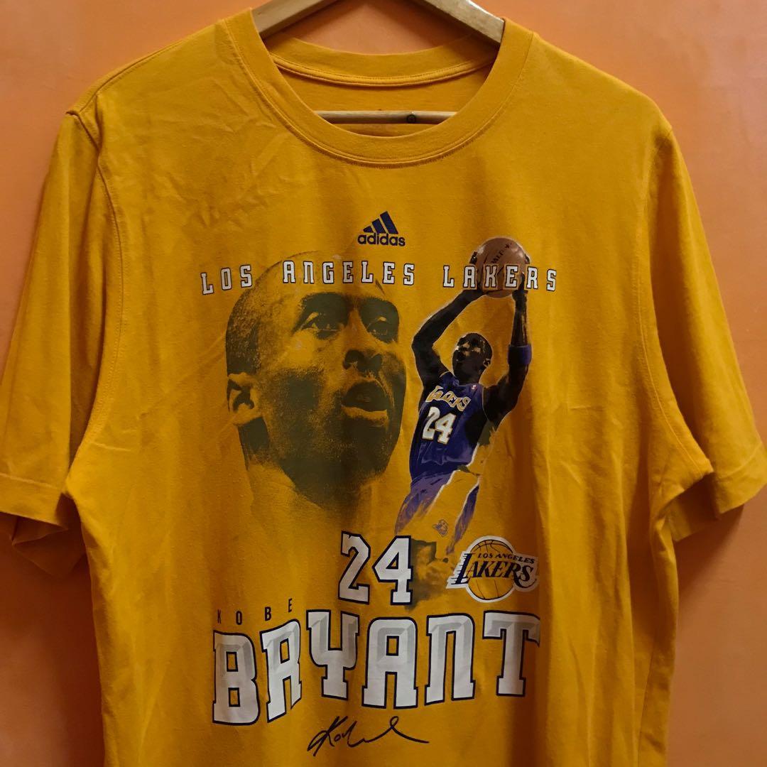Kobe bryant sale t shirt yellow
