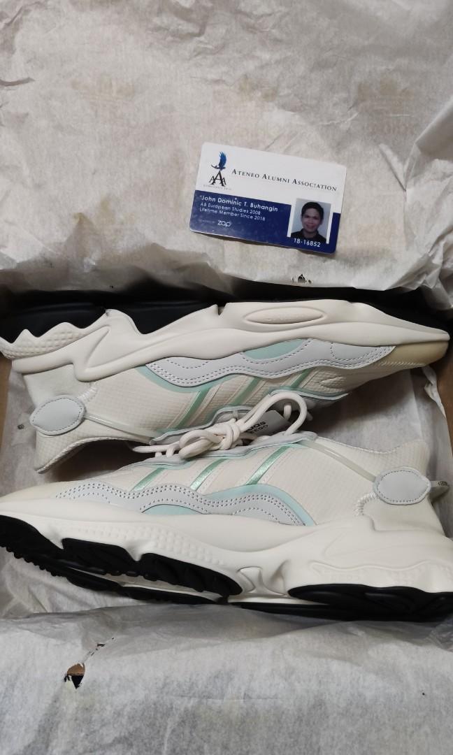 Adidas Ozweego White/Mint, Men's Fashion, Footwear, Sneakers on Carousell