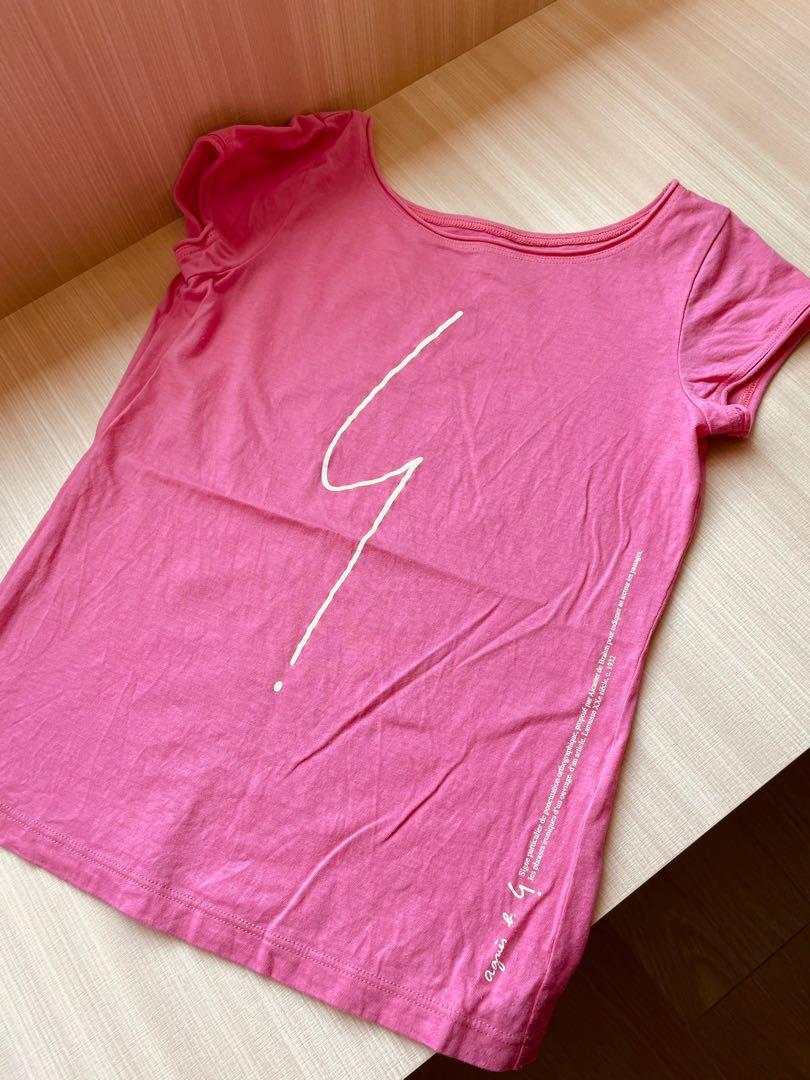 包郵 Agnes B Tee 法國買返的 女裝 上衣 T Shirt Carousell