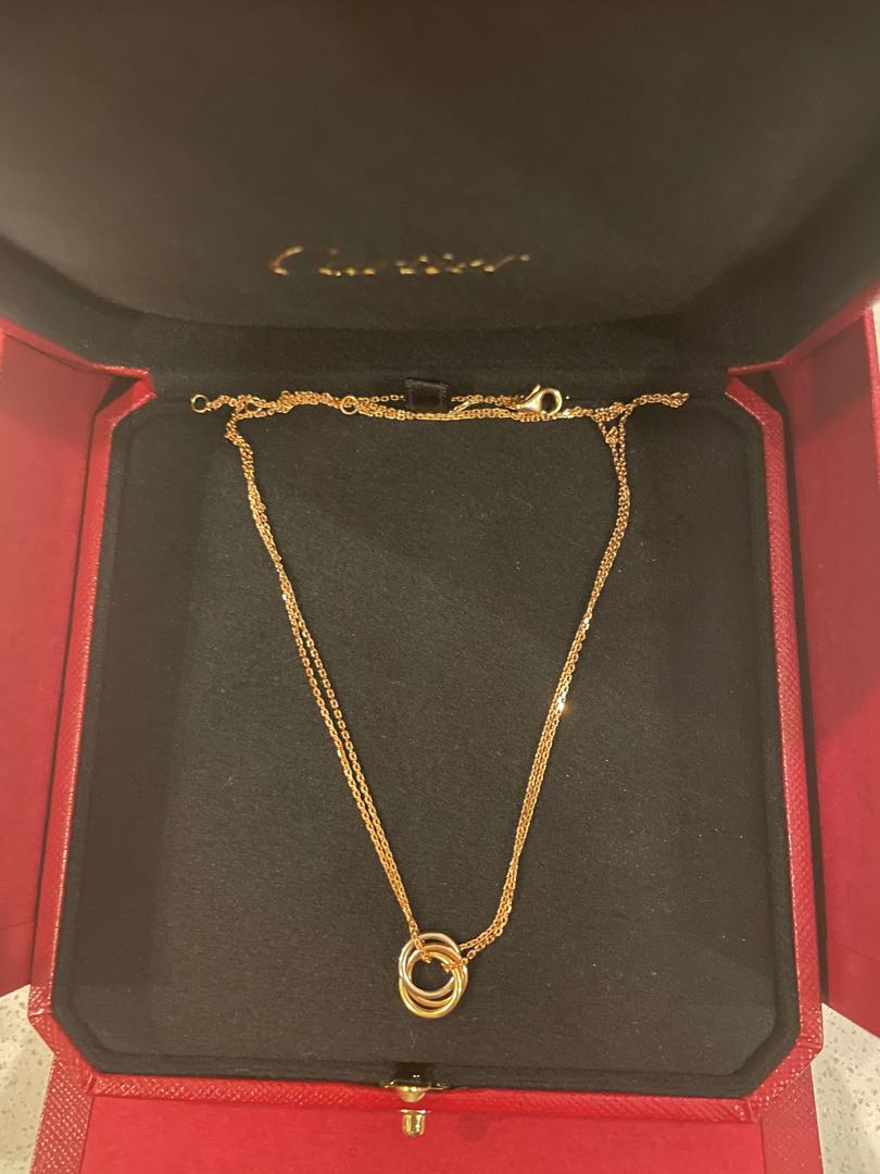 Authentic Cartier Trinity Necklace 