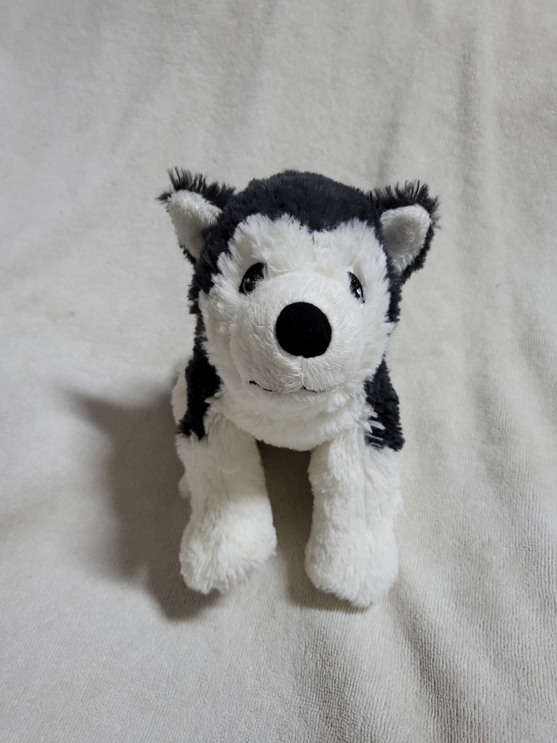 Authentic Ikea Livlig Siberian Husky Puppy Dog Plush Soft Toy