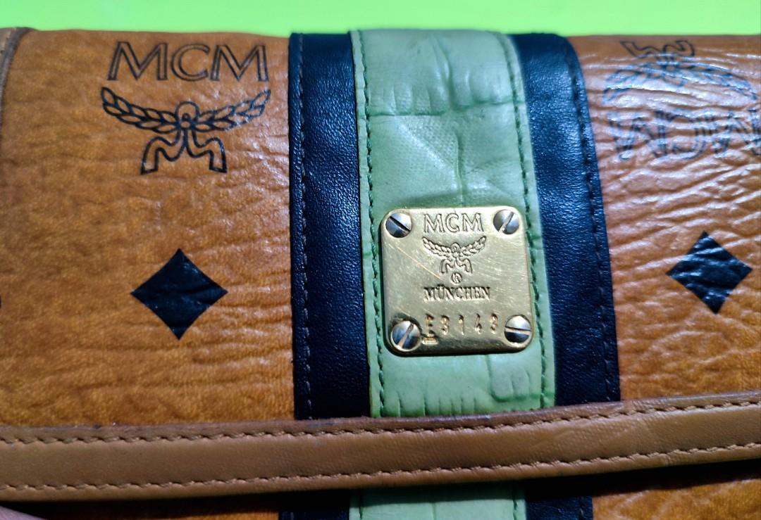 MCM Trifold Wallet Original, Luxury, Bags & Wallets on Carousell