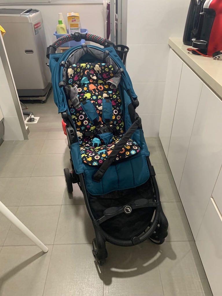 Baby Jogger City Mini ZIP Stroller Teal Babies Kids Going Out