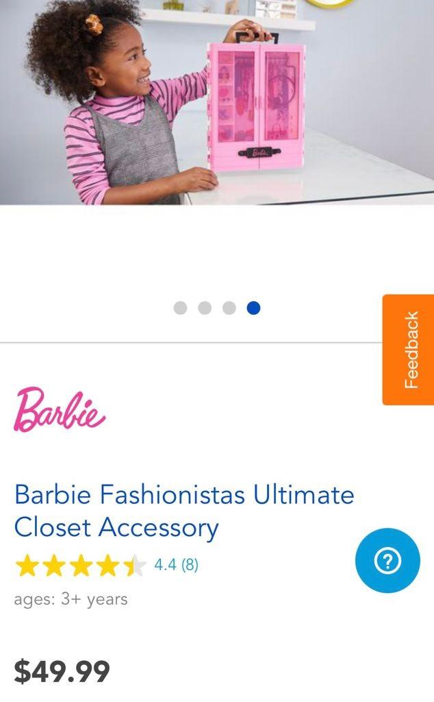 BARBIE Wardrobe Authentic Purple Edition, Hobbies & Toys, Toys & Games