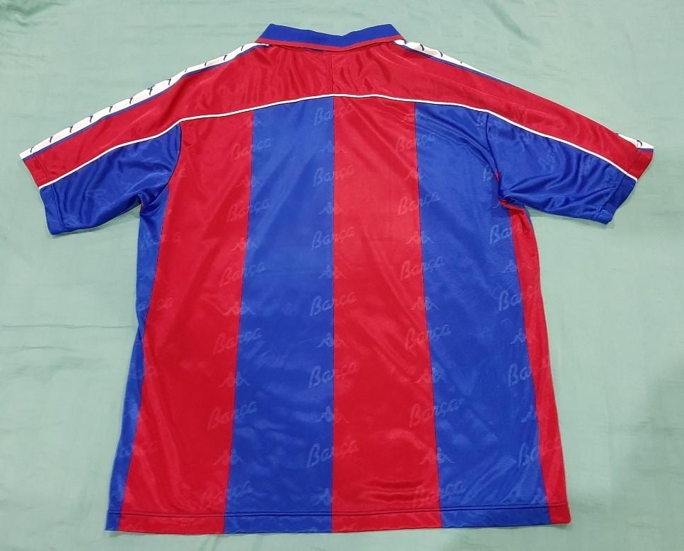 Barcelona Kappa Home Vtg Jersey 1992 95 Size XL Men s Fashion