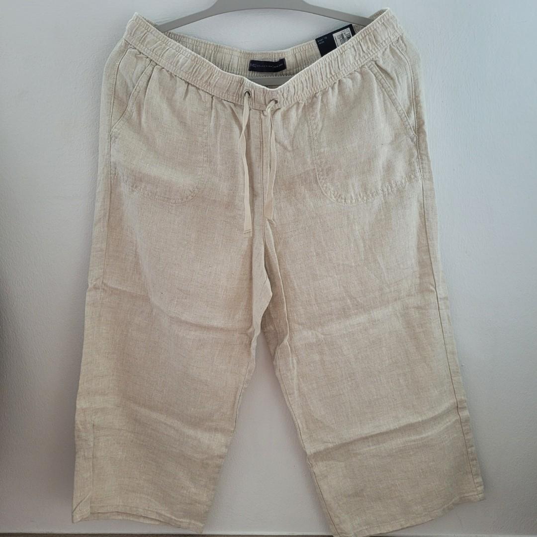 Marks and spencer linen pants best sale