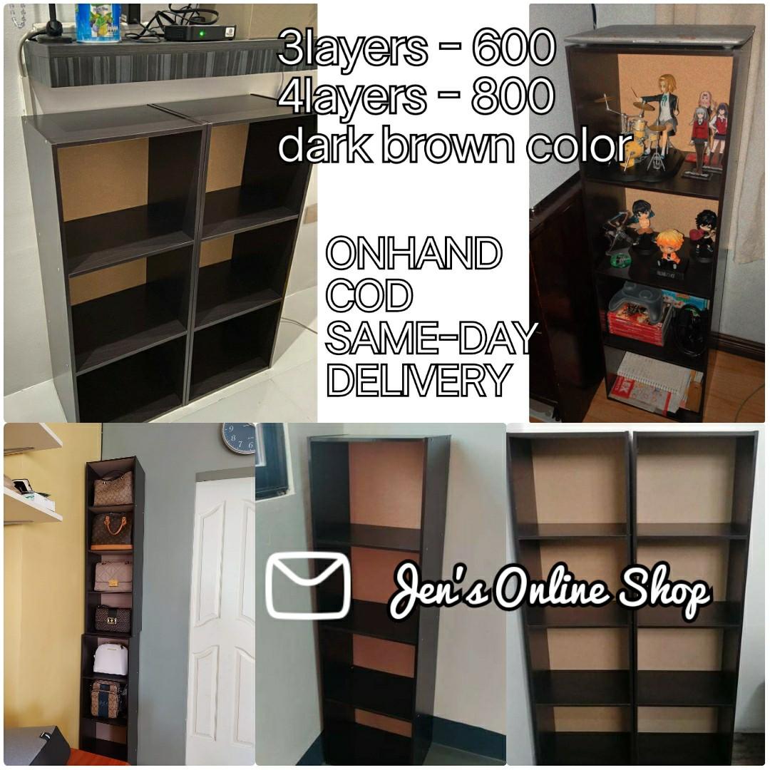 Bookshelf / Organizer / Storage / Display rack (Category: Storage Boxes & Baskets) located in Quezon City. Submitted by racks_and_bookshelves (Listing ID 1116636247, Image 3). Description: ALL ITEMS BRANDNEW UNASSEMBLE!!! SALE !!! 3LAYERS - 600 ALL COLORS AVAILABLE ONHAND! SAME DAY DELIVERY COD AVAILABLE ONLINE PAYMENT AVAILABLE.