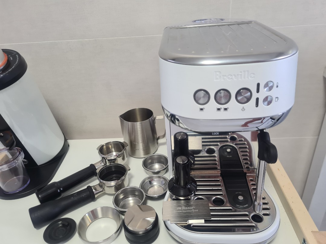 Breville Bambino Plus espresso machine with accessories, TV & Home