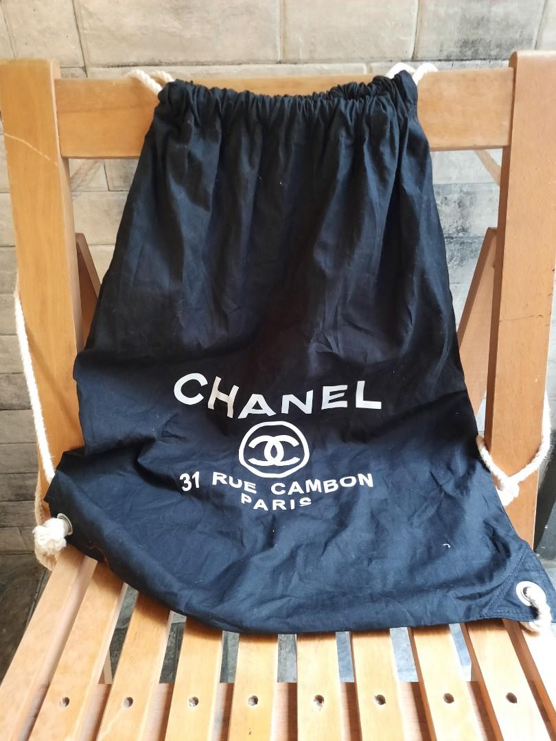 Chanel drawstring back pack (Category: Luxury Bags & Wallets) located in Zamboanga. Submitted by selected.things (Listing ID 1116495443, Image 1). Description: no flaws. from japan surplus.