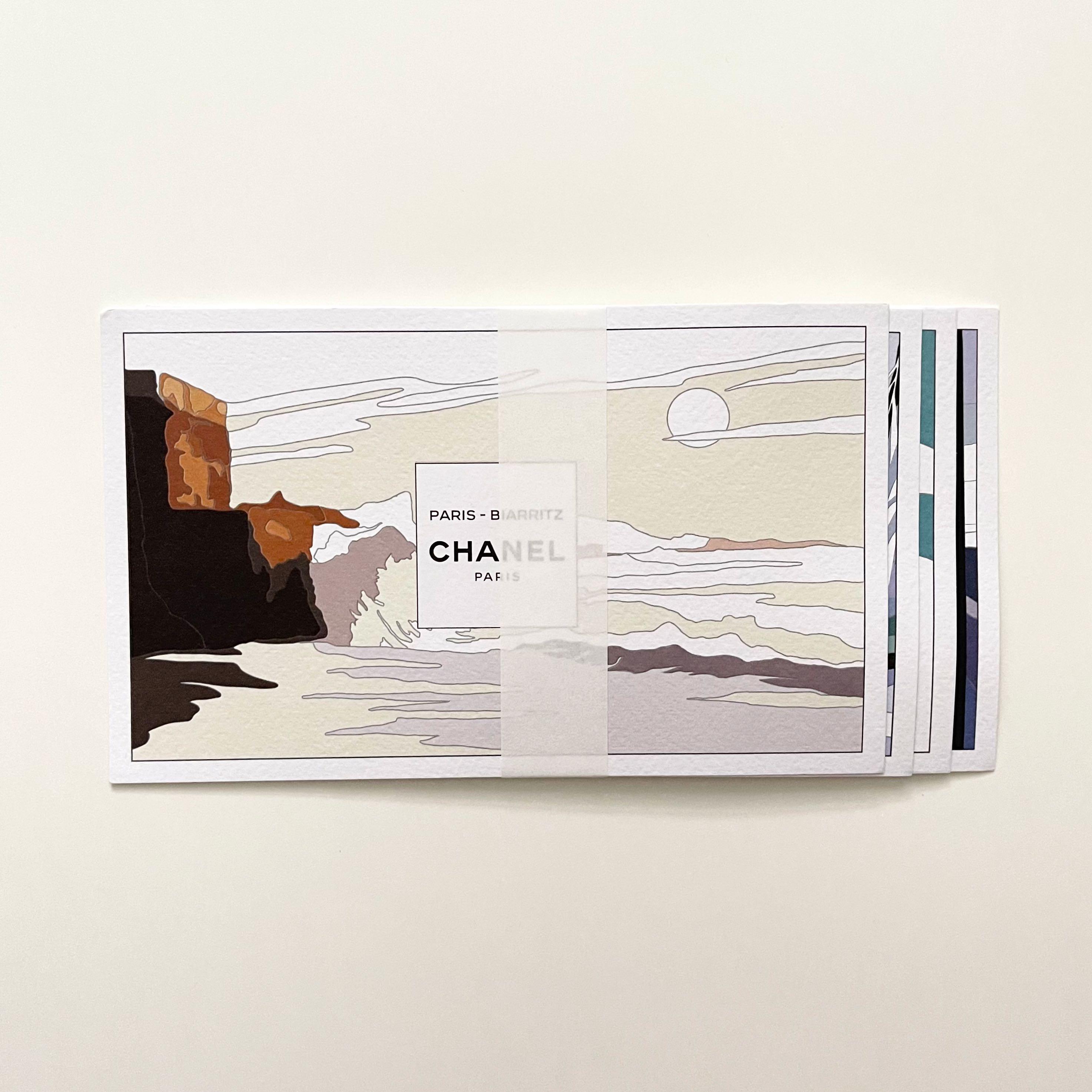 CHANEL Postcard (Set of 4 Cards), 興趣及遊戲, 手作＆自家設計