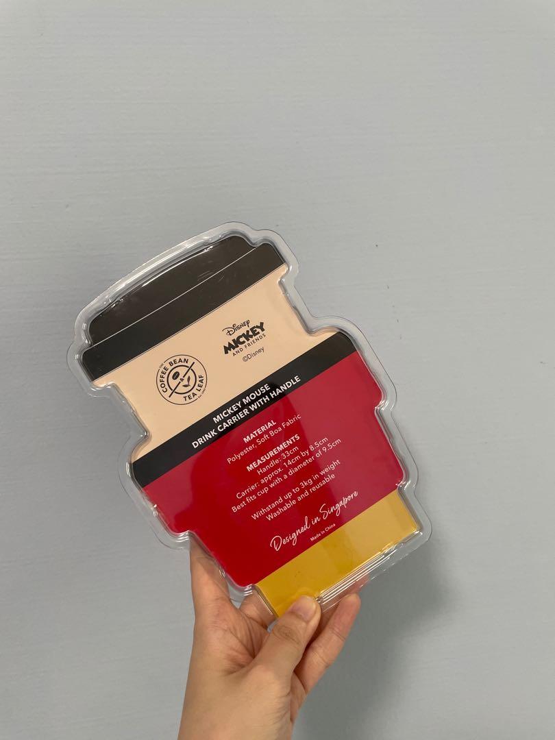 Coffee Bean and Tea Leaf x Mickey Mouse drink carrier with handle, Food & Drinks, Gift Baskets