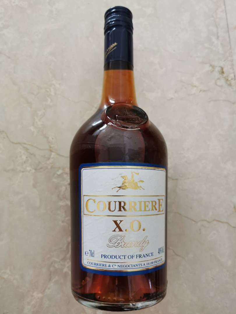 Courriere xo brandy, Food & Drinks, Alcoholic Beverages on Carousell