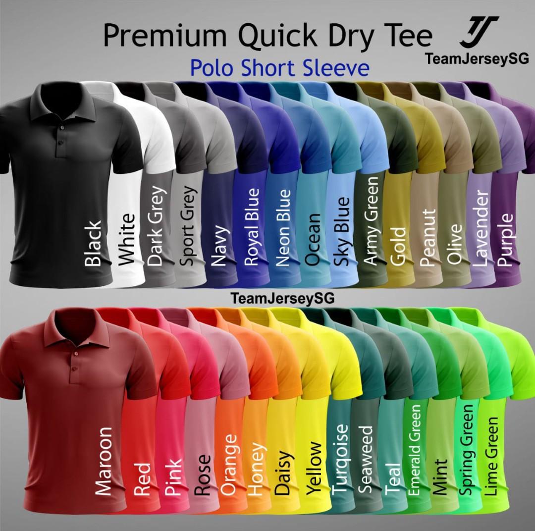 POLO short sleeve Custom Dry Fit Polo tee