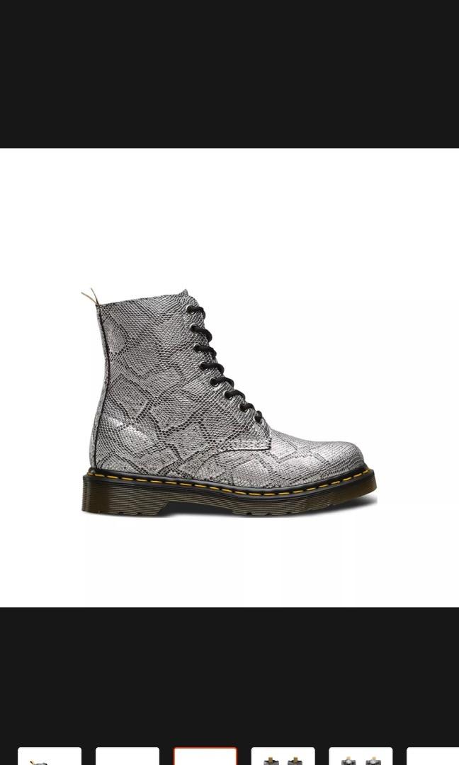 Dr marten silver deals boots
