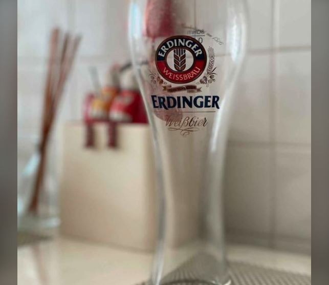 New Collectibles Erdinger Beer Glass 0,5L !!Original Germany Beer Glass!! 