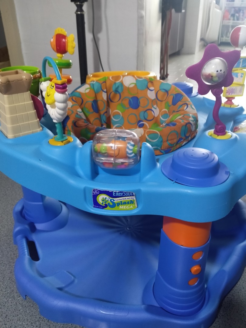 Evenflo ExerSaucer Mega Splash Babies Kids Infant Playtime on