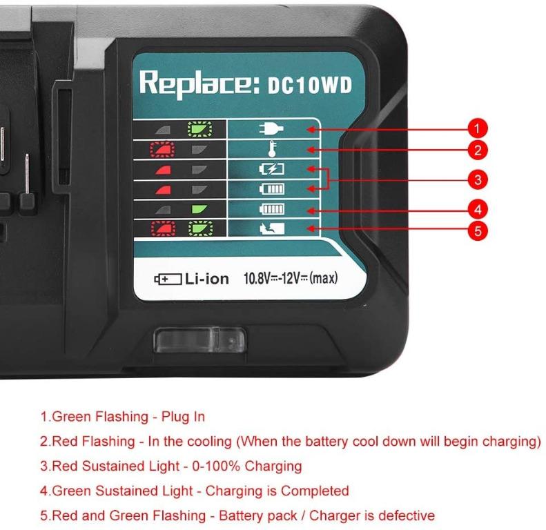 Makita dc10wc deals charger