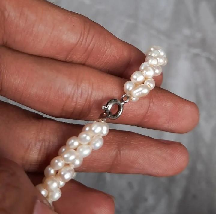 FRESH WATER RICE PEARL CHOKER, Fesyen 