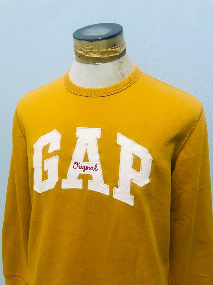 Yellow sales gap sweatshirt