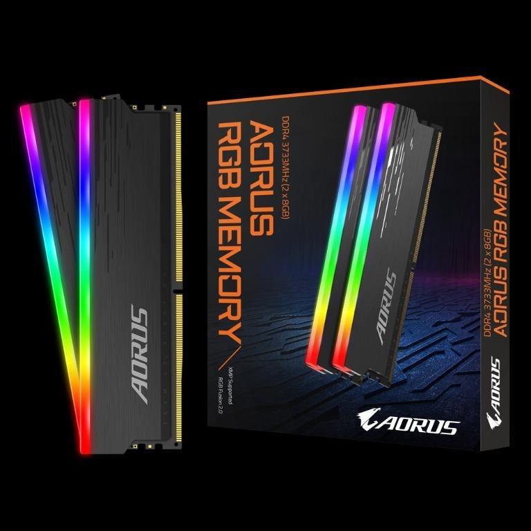 Gigabyte AORUS RGB Memory 3733Mhz CL18 2x8GB Computers Tech