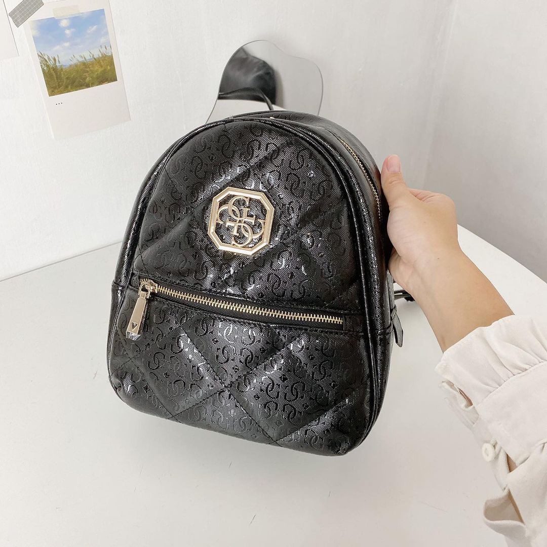 guess backpack leather