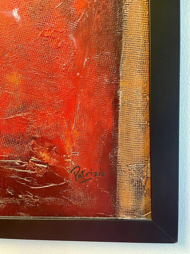 Ikea Hallaryd Oil Painting on Canvas by Patrizio Signed & Framed