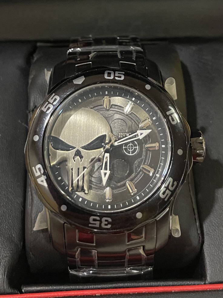 Invicta punisher watch gold deals