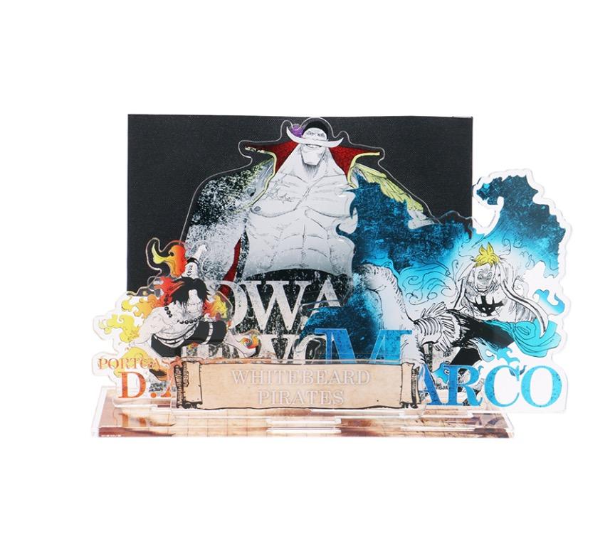 日本訂購 Japan Order One Piece 海賊旗アクリルスタンド白ひげ エース マルコ 興趣及遊戲 玩具 遊戲類 Carousell