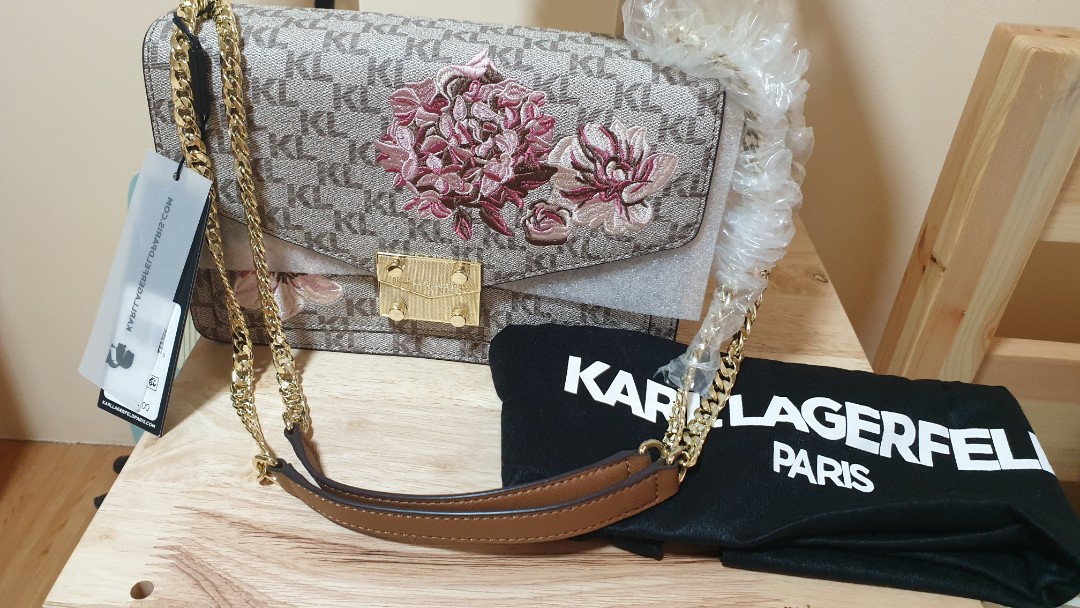 Karl lagerfeld floral purse online