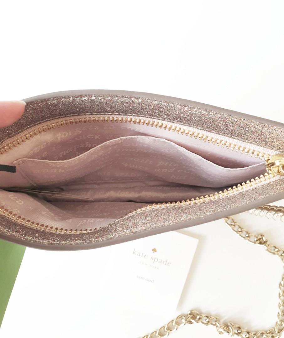 Kate spade burgess shop court chain clutch