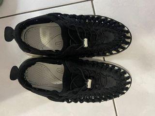 【KEEN 】Uneek O2女拉繩涼鞋 黑36號