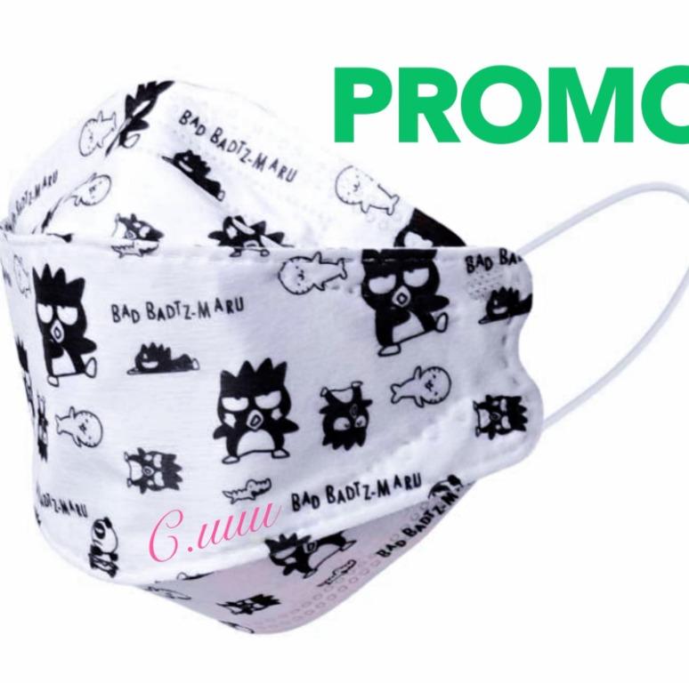 KF94 sanrio my melody cinnamoroll bad Badtz Maru xoxo boat mask Hello