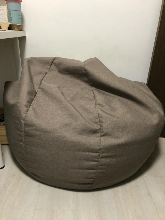 Khaki Comoda Premium Bean Bag Large Furniture Home Living Furniture Other Home Furniture on Carousell