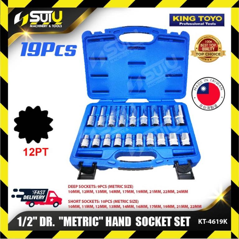 KING TOYO KT-4619K 19PCS 1/2
