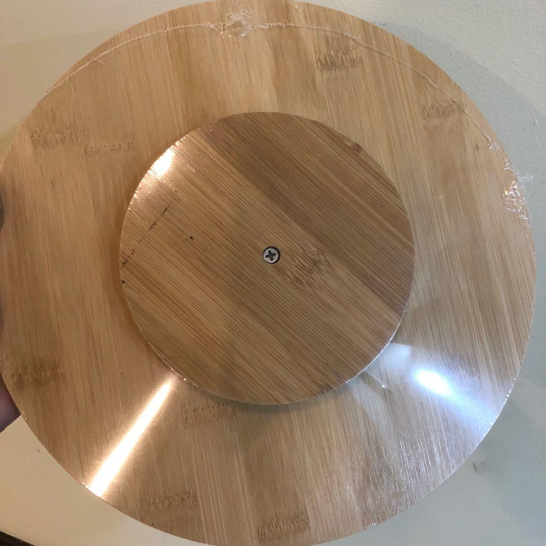 Kmart Bamboo Storage Turntable, Furniture & Home Living, Kitchenware