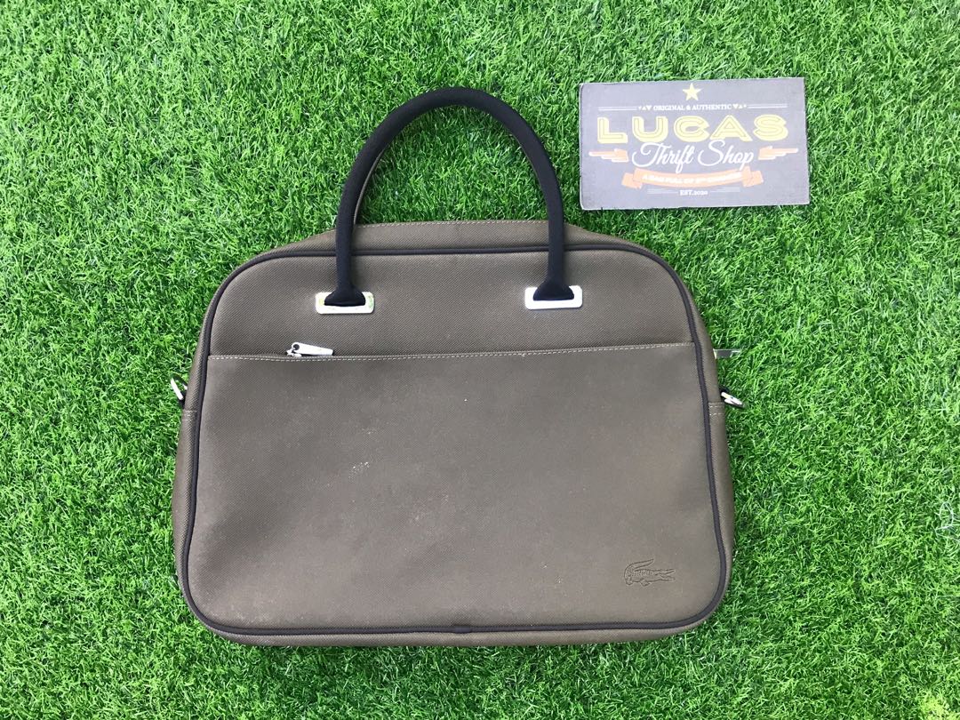 lacoste laptop backpack